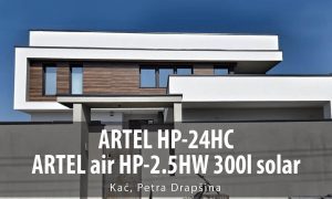 toplotna pumpa ARTEL HP-24HC toplotna puma air water HP 2,5HW 300L solar Kac Petra Drapsina