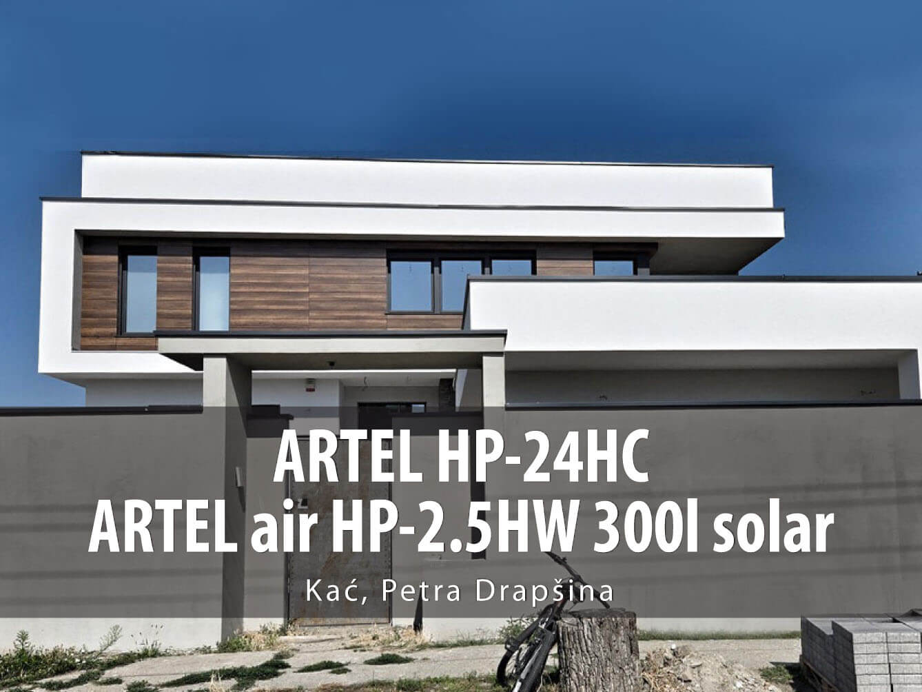 toplotna pumpa ARTEL HP-24HC toplotna puma air water HP 2,5HW 300L solar Kac Petra Drapsina