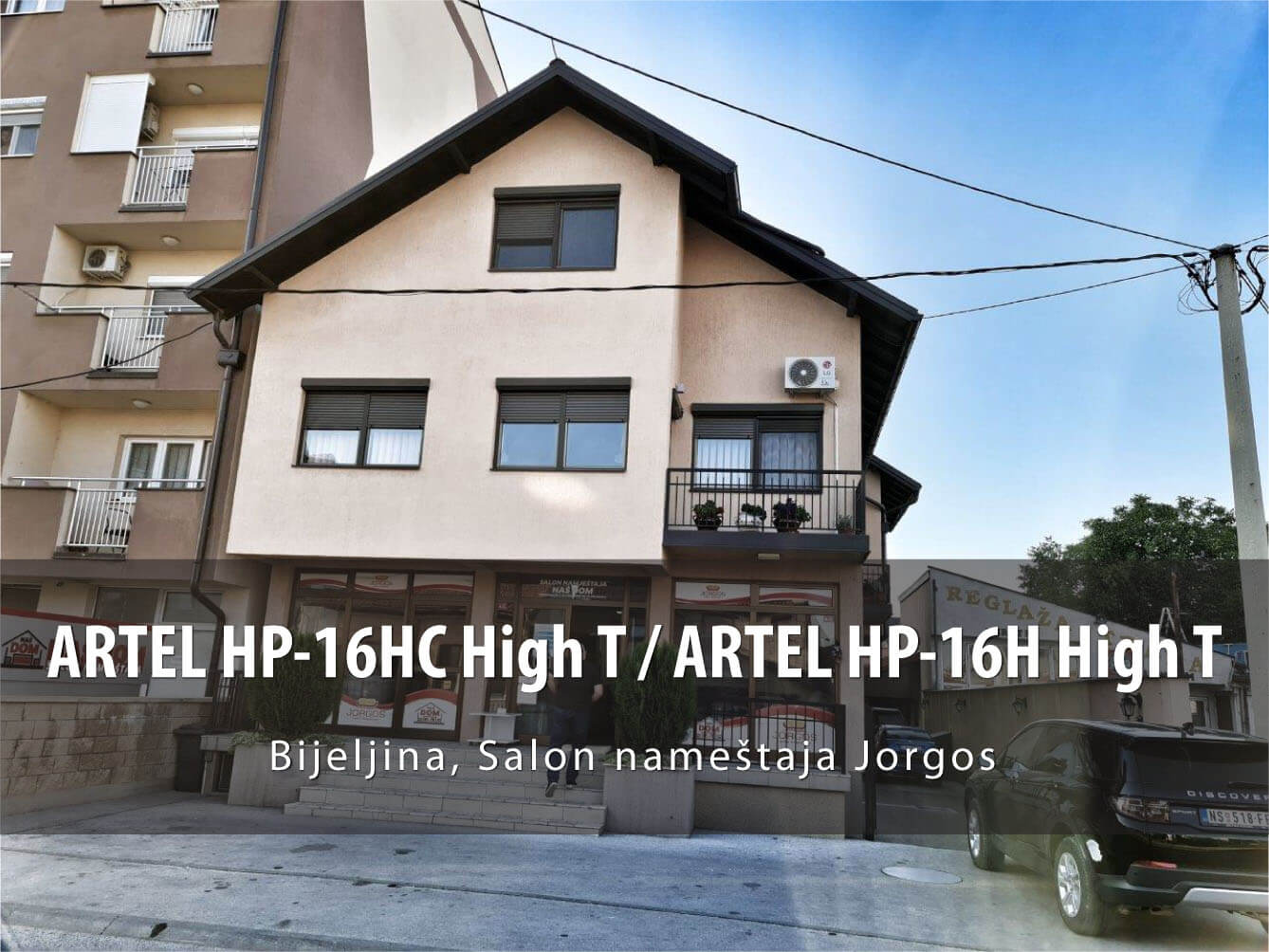 toplotna pumpa voda-voda ARTEL HP-16HC High T i ARTEL HP-16H High T, salon nameštaja Jorgos Bijeljina