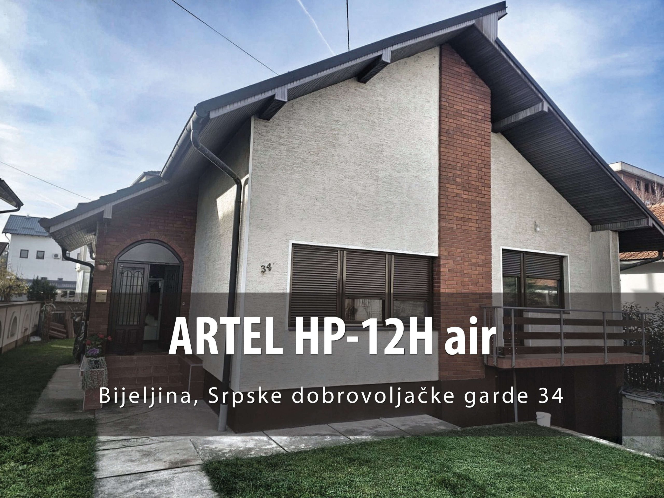 toplotna pumpa vazduh-voda ARTEL HP-12H air Bijeljina