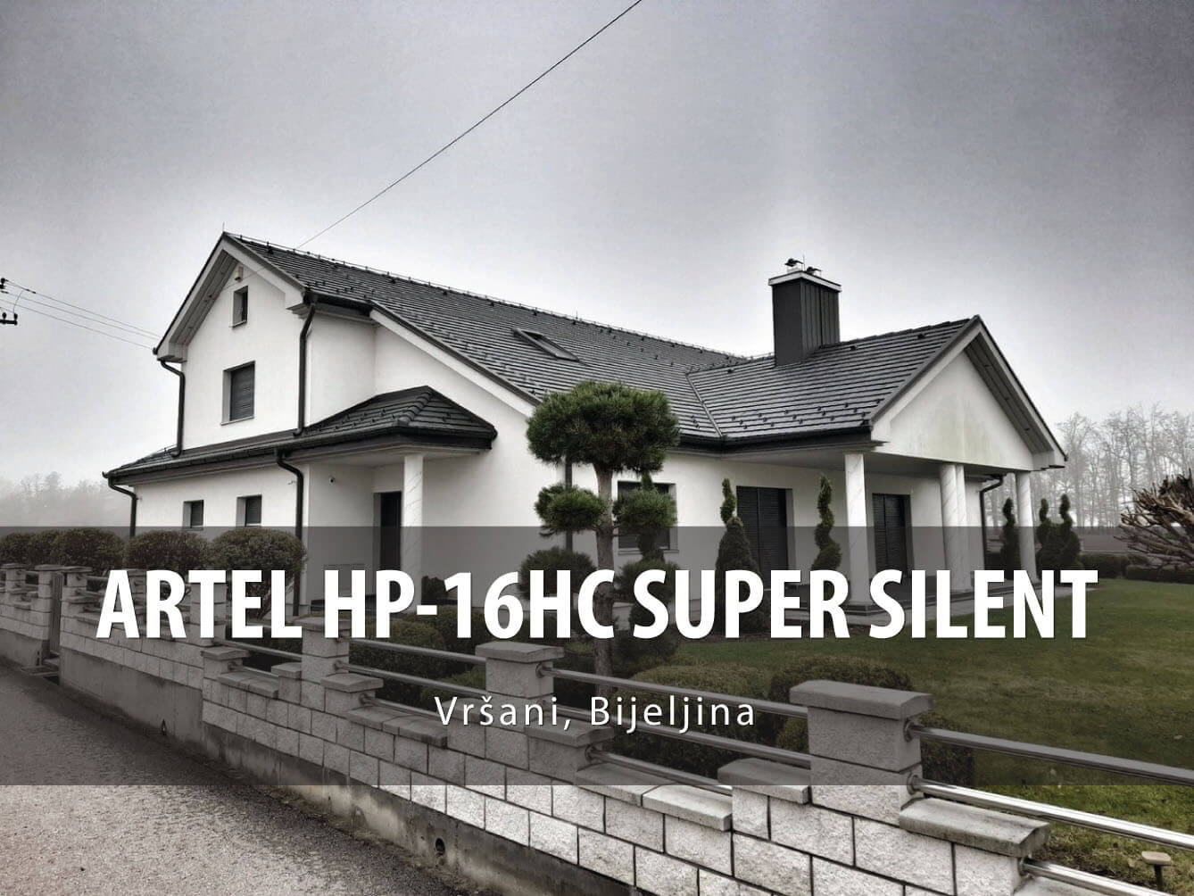 toplotna pumpa voda-voda ARTEL HP-16HC super silent Vršani Bijeljina
