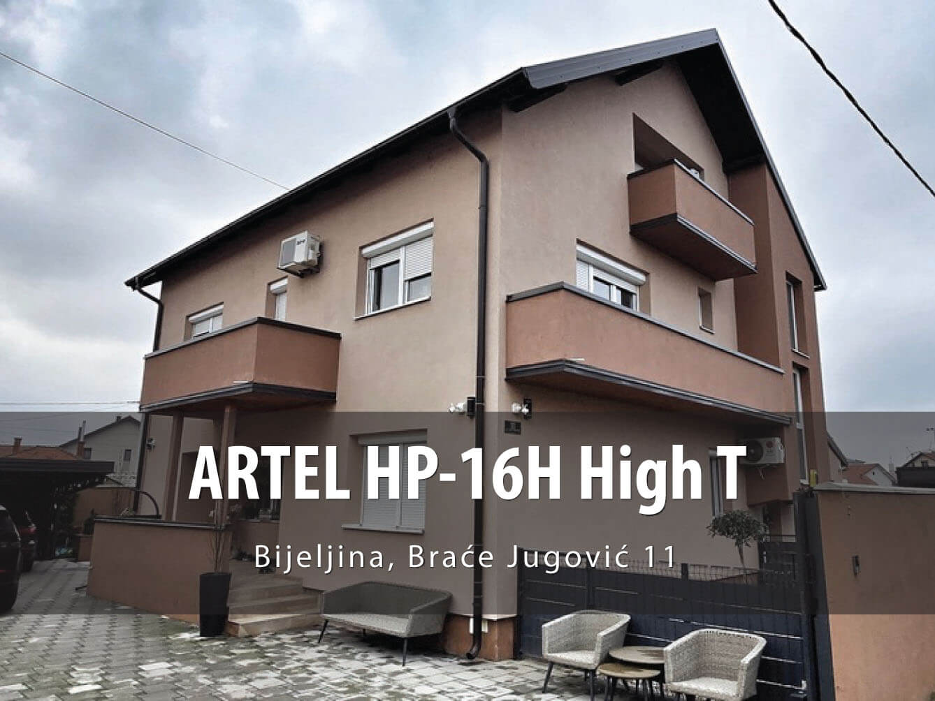 toplotna pumpa voda-voda ARTEL HP-16H HT brace jugovic bijeljina bih