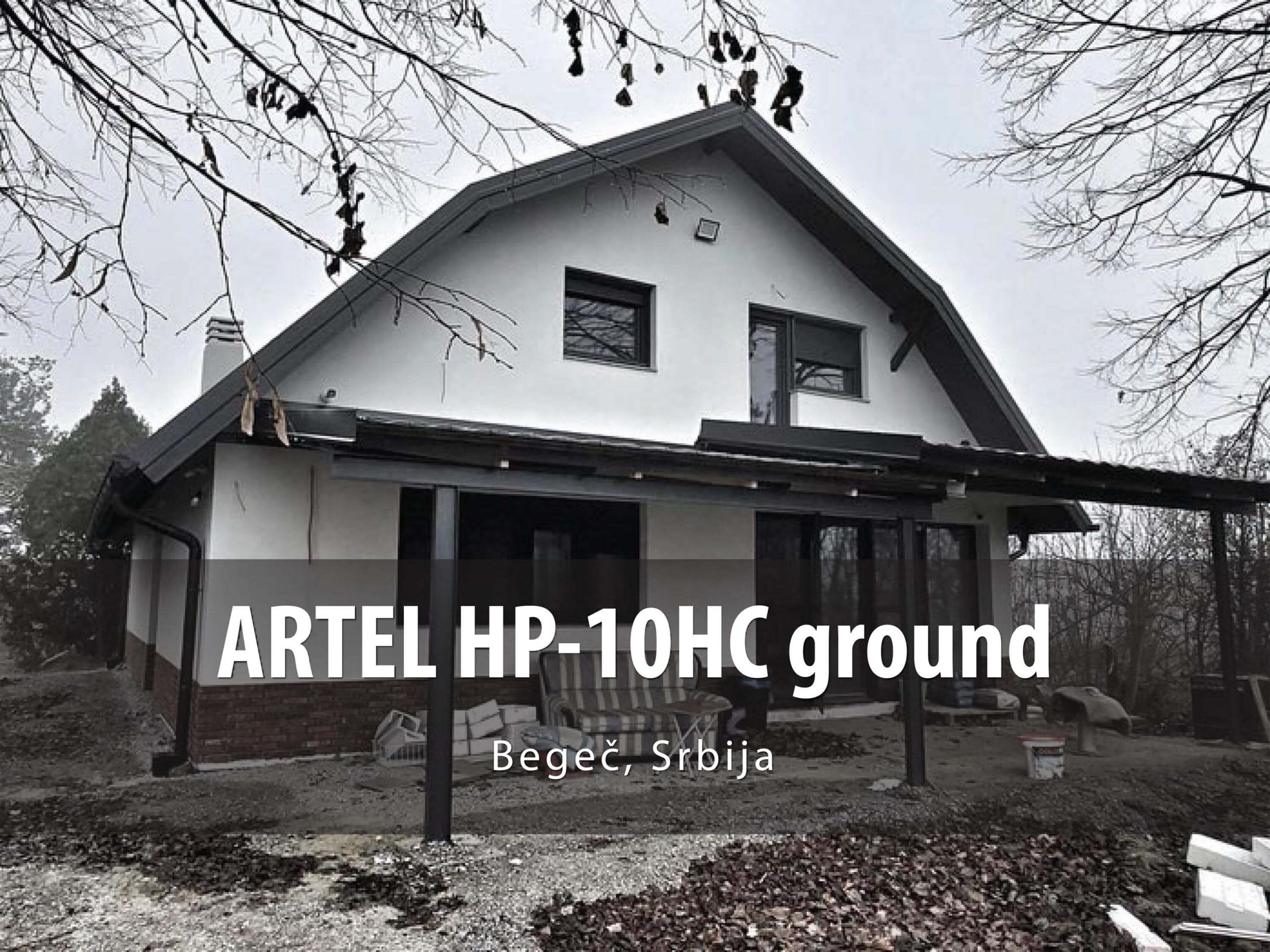 toplotna pumpa zemlja-voda ARTEL HP-10HC ground Begeč