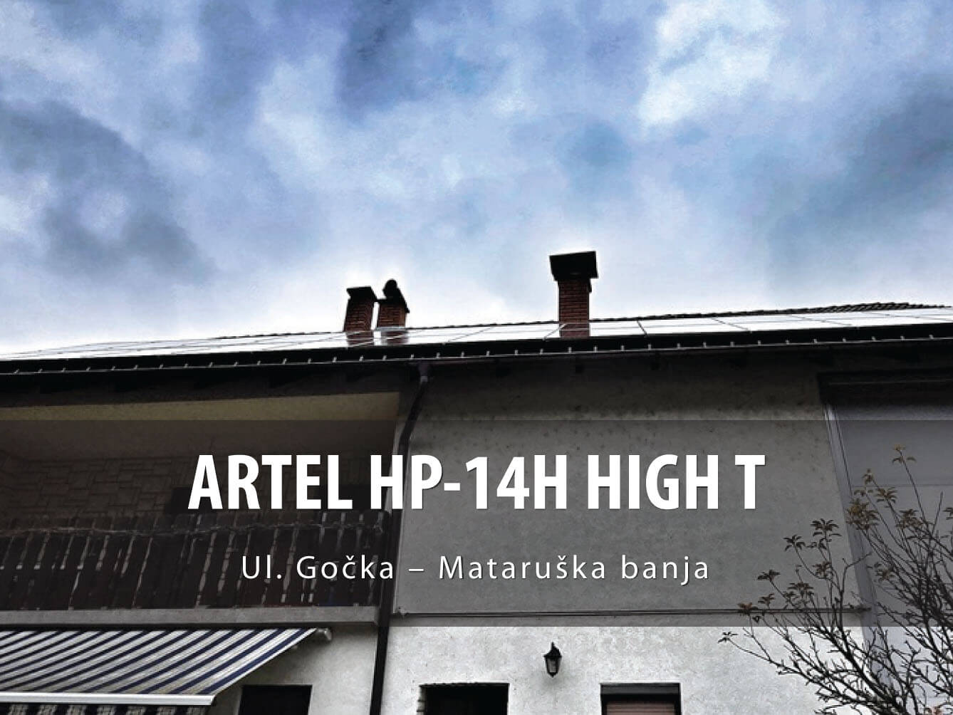 Gočka, Mataruška banja toplotna pumpa voda-voda Artel-14H HT